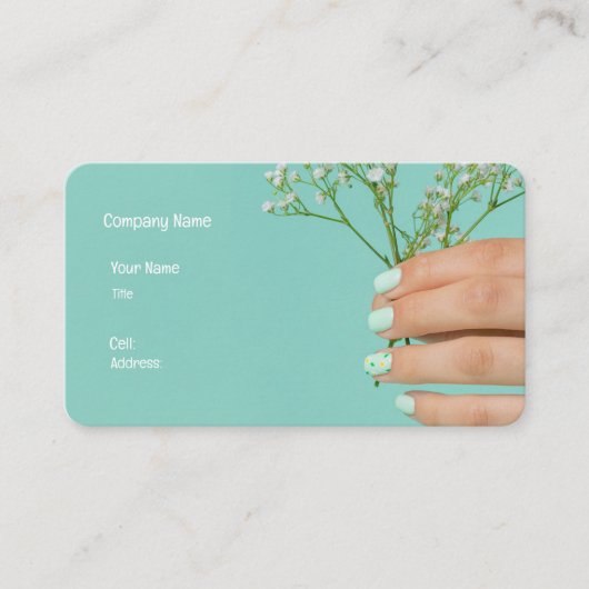 Basic White Sjabloon Visitekaartje (Voorkant)