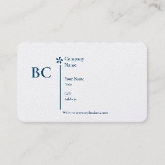 Basic white Template Business Card  homes Visitekaartje