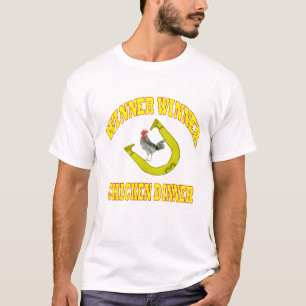 Basic Winner Chicken Dinner Hoefijzers T-shirt