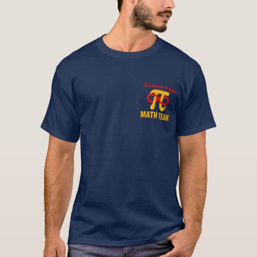 Basic Wiskunde Team T-Shirt (alleen voorzijde) (Voorkant)