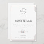 Basic Wit Bruin Veelzijdig Zakelijk Event Kaart (Voorkant / Achterkant)