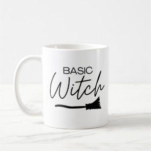 Basic Witch Broom Halloween Gift Koffiemok
