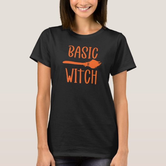 Basic Witch Broomstick T-shirt (Voorkant)
