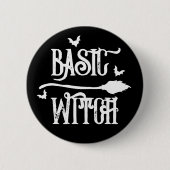 Basic Witch Energy, Halloween-knop Ronde Button 5,7 Cm (Voorkant)