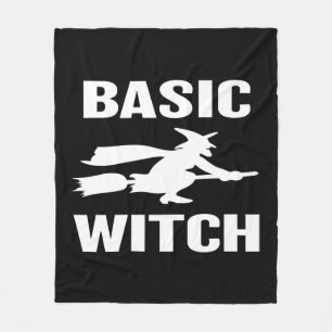 Basic Witch grappig Halloween gezegde vrouwen Fleece Deken