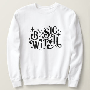 Basic Witch grappig Moderne Vrouwen Halloween Trui