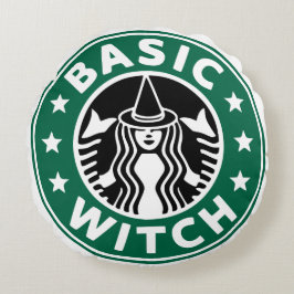 Basic Witch Halloween Decor Koffie Rond Kussen