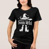 Basic Witch Halloween Tri-Blend Shirt (Voorkant)