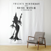 Basic Witch Halloween Verjaardagsfeestje Achtergro Wandkleed (In situ)