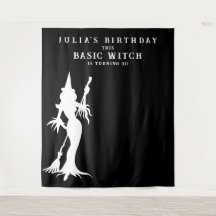 Basic Witch Halloween Verjaardagsfeestje Achtergro