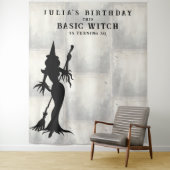 Basic Witch Halloween Verjaardagsfeestje Achtergro Wandkleed (In situ)