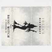 Basic Witch Halloween Verjaardagsfeestje Welkomstb Fleece Deken (Voorkant (Horizontaal))