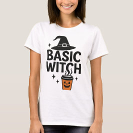 Basic Witch | Moderne minimalistische vrouwen Hall T-shirt