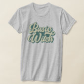 Basic Witch Retro Style Custom Herfst Halloween T-shirt (Laagn)