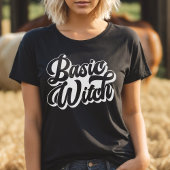 Basic Witch Retro Style Custom Herfst Halloween T-shirt