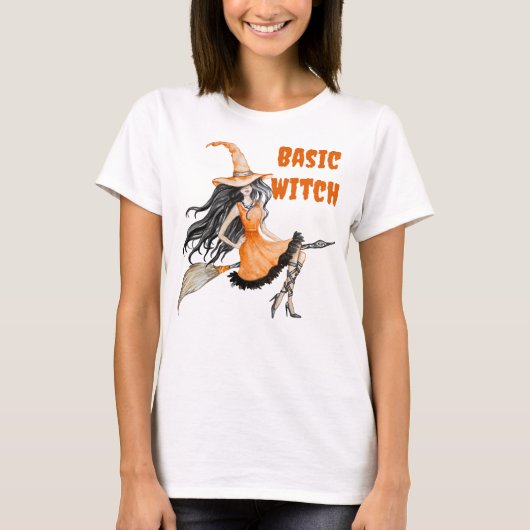 Basic Witch T-shirt, T-shirt met Basic Witch (Voorkant)