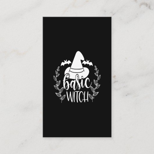 basic witch visitekaartje (Voorkant)