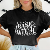 Basic Witch zwart Moderne Vrouwen Halloween T-shirt