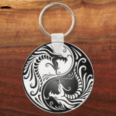 Basic Yin Yang Button Sleutelhanger (Voorkant)