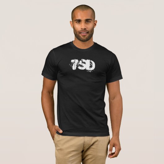 Basic - zwart 7SD T-shirt (Voorkant volledig)