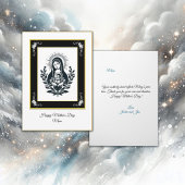 Basic Zwarte Maagd Maria Moederdag Kaart