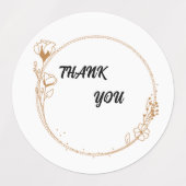 Basics Bedankt kaarten Labels (Design 2)