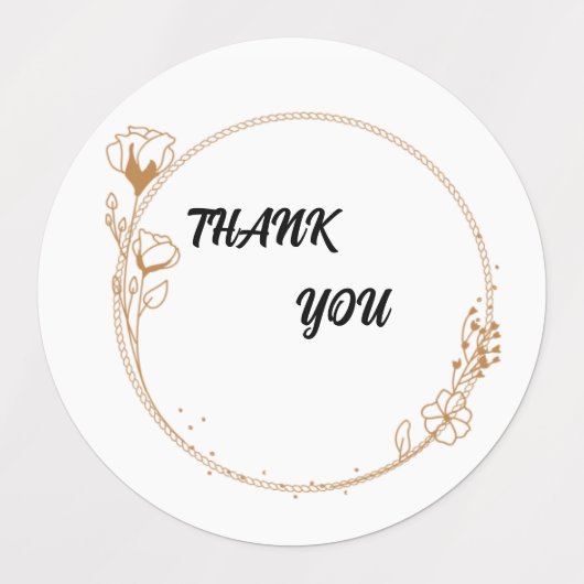 Basics Bedankt kaarten Labels (Design 2)