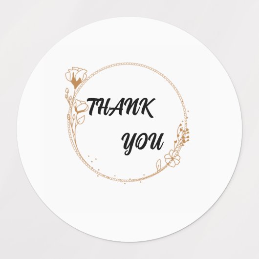 Basics Bedankt kaarten Labels (Design 1)
