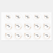 Basics Bedankt kaarten Labels (Vel)