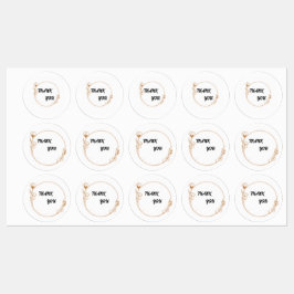Basics Bedankt kaarten Labels