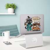 Basiese Heks Extra Koffie Nul Mensen Auto Sticker (Laptop op bureau)