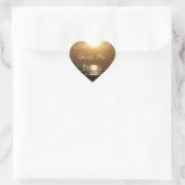 Basiese liefde is wat me energie geeft hart sticker (Tas)