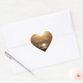 Basiese liefde is wat me energie geeft hart sticker (Envelop)