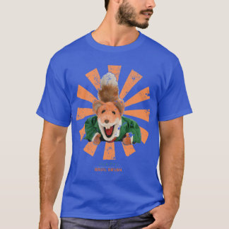 Basil Brush Retro Japanse vrienden T-shirt