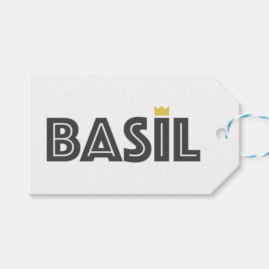 Basil Cadeaulabel (Voorkant (Horizontaal))