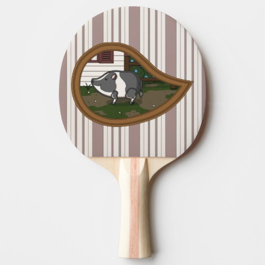 Basil de Pig Ping Pong Paddle Tafeltennisbatje (Voorkant)