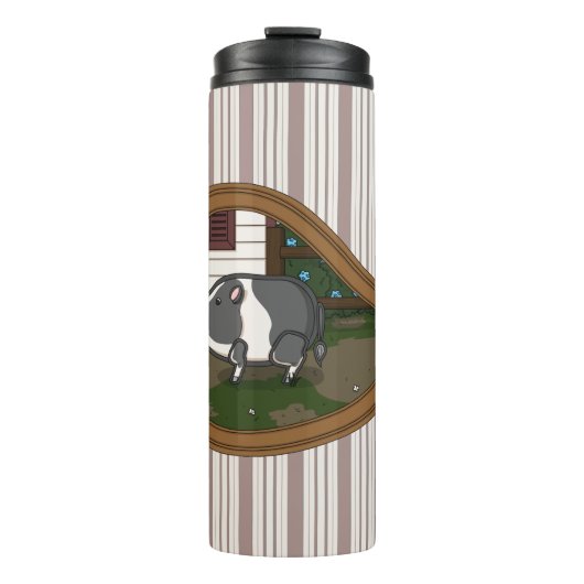 Basil de Pig Thermal Tumbler Thermosbeker (Voorkant)