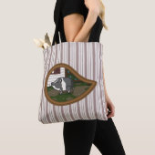Basil de Varken All-Over-Print Tas (Dichtbij)