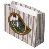 Basil de Varken Gift Bag Groot Cadeauzakje (Achterkant Gekanteld)