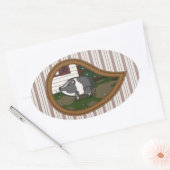 Basil de Varken Sticker (Envelop)