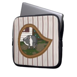 Basil de Varkens Laptophoes Laptop Sleeve