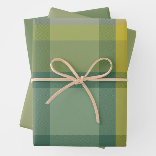 Basil & Dill Wrapping Paper Flat Sheet Set of 3 (In situ)