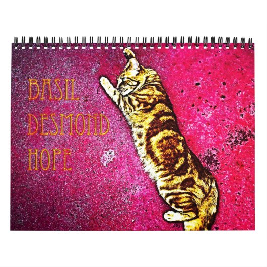 Basil Ginger Cat Personalized Agenda 2023 Kalender (Hoes)
