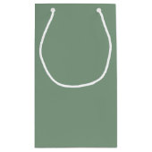  Basil Green & White Daisies Wedding Klein Cadeauzakje (Achterkant)