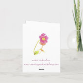 Basil Herb Garden Pesto Olijfolie Note Kaart (Achterkant)