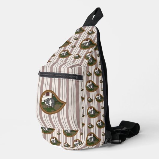 Basil het varken sling bag (Rechterhoek)