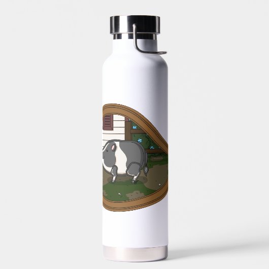 Basil het varken waterfles (Links)