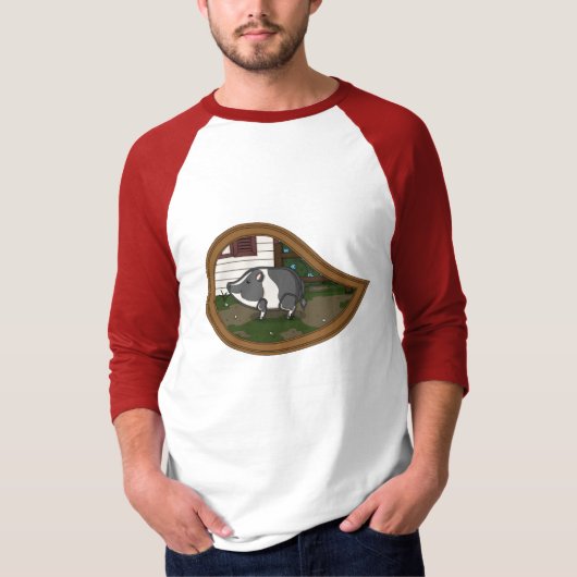 Basil het Varkensmannen Licht Shirt (Voorkant)