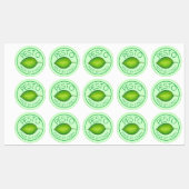 Basil Leaf Homemade Food Pesto uit de keuken van Labels (Vel)