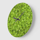 Basil Leaves Pattern Grote Klok (Hoek)